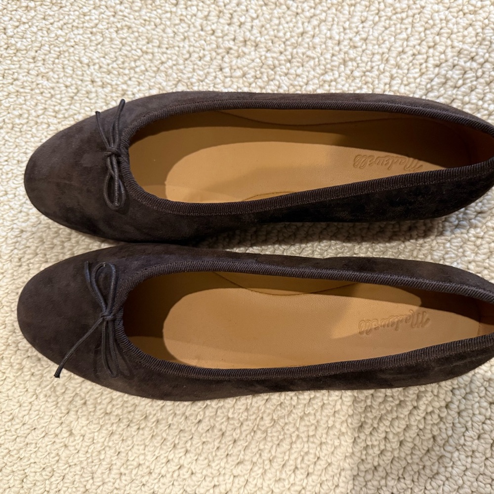Madewell April Ballet Flats in brown size 9